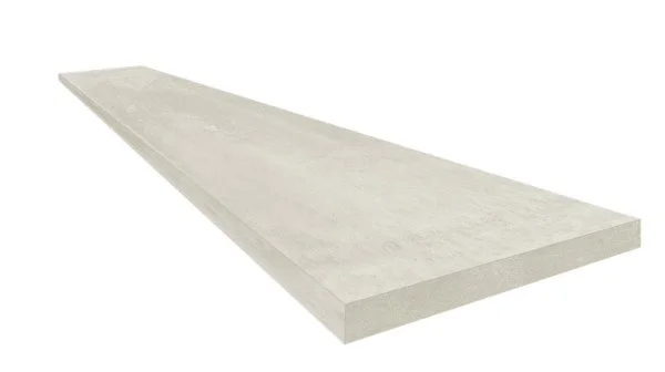 Керамогранит Coliseum Экспо Уайт Ступень угловая правая (Натуральный, 33х60) в Нижнем Тагиле