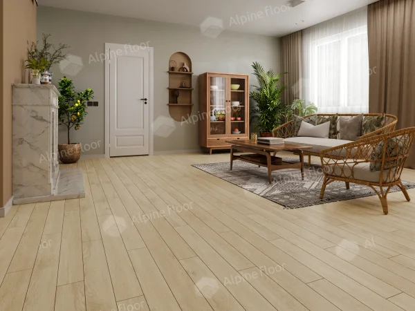 Каменно-полимерная плитка Alpine Floor Grand Sequoia Village Камфора ECO 11-507 4мм, 43 класс в Нижнем Тагиле