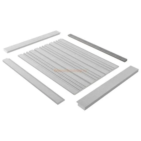 Финишный молдинг LF124B S339S левый декорированный (31х12х2700мм) в Нижнем Тагиле