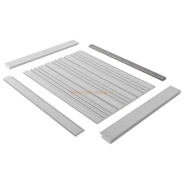 Финишный молдинг LF124B S339S левый декорированный (31х12х2700мм) в Нижнем Тагиле