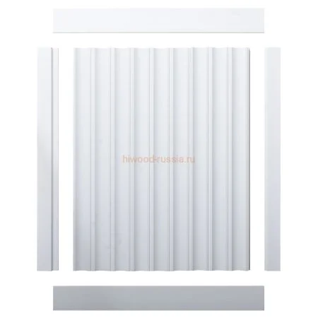 Финишный молдинг LF124A NP правый белый (42х12х2700мм) в Нижнем Тагиле