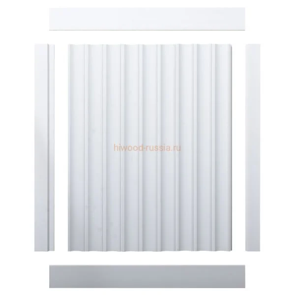 Финишный молдинг LF124A NP правый белый (42х12х2700мм) в Нижнем Тагиле