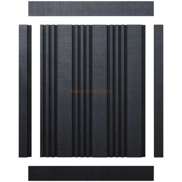 Финишный молдинг LF124B BK114K левый декорированный (31х12х2700мм) в Нижнем Тагиле