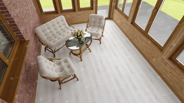 Каменно-полимерная плитка Alpine Floor Classic Дуб Выбеленный ECO 182-8, 4мм 43 класс в Нижнем Тагиле