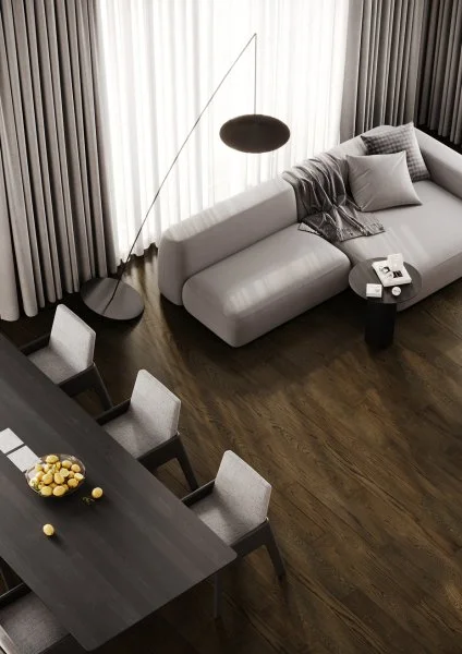 Паркетная доска Quartz Parquet Классик 7 мм Дуб Брауни 413 в Нижнем Тагиле