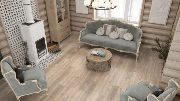 Каменно-полимерная плитка Alpine Floor Real Wood Дуб Натуральный ECO 2-5, 6 мм 43 класс в Нижнем Тагиле