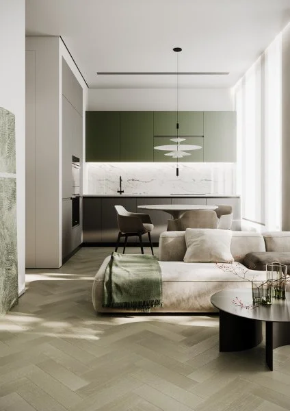 Паркетная доска Quartz Parquet Штучный паркет Дуб Лунный 44-1258-08 в Нижнем Тагиле