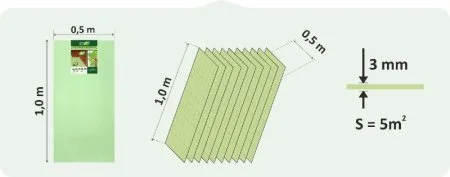 Подложка Солид 3мм листовая (5м2) в Нижнем Тагиле