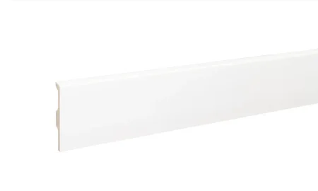 Плинтус дюрополимерный Bonkeel 01 Белый (80х14х2000 мм) в Нижнем Тагиле