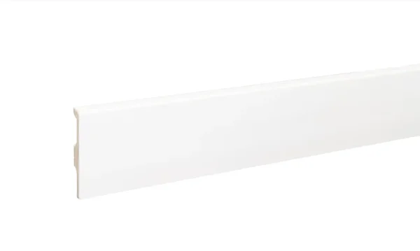 Плинтус дюрополимерный Bonkeel 01 Белый (80х14х2000 мм) в Нижнем Тагиле