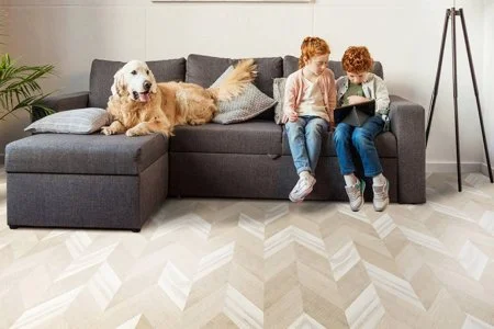 Пробковое покрытие CorkStyle Chevron Creme в Нижнем Тагиле