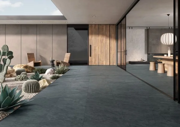 Керамогранит Vitra QuarStone Антрацит 60х60 (Натуральная и Реттифицированная) в Нижнем Тагиле