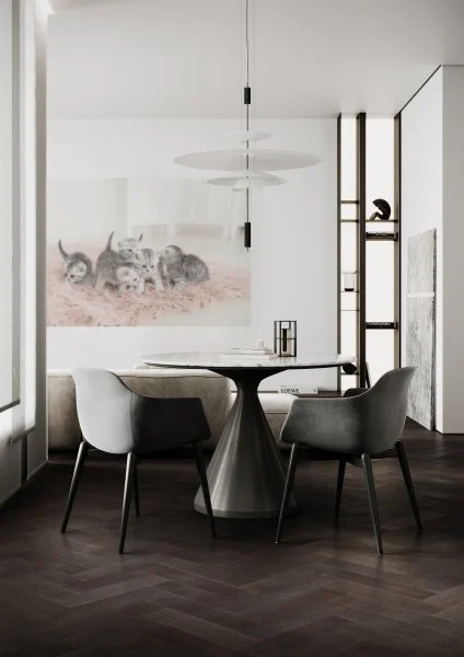 Паркетная доска Quartz Parquet Штучный паркет Дуб Смоляной 44-1258-01 в Нижнем Тагиле