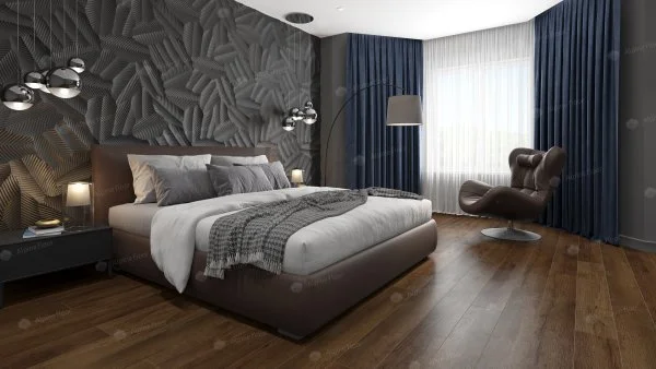 Кварц-виниловая плитка Alpine Floor Premium XL Дуб Шоколадный ЕСО 7-18, 8 мм. 43 класс в Нижнем Тагиле