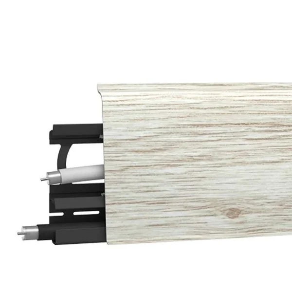 Плинтус пластиковый Arbiton INDO70 135 Дуб Платиновый 2,5 м в Нижнем Тагиле