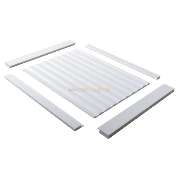 Финишный молдинг LF124A NP правый белый (42х12х2700мм) в Нижнем Тагиле