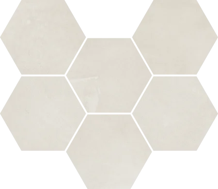 Керамогранит Italon Континуум Полар Мозаика Гексагон (Натуральная 25х29) в Нижнем Тагиле