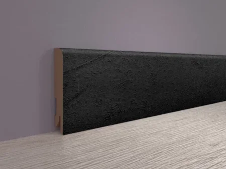 Плинтус MDF Bonkeel 24034 Чёрный Лофт (80х16х2400 мм) в Нижнем Тагиле