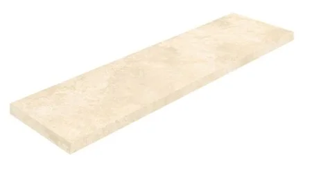 Керамогранит Coliseum Аурелия Уайт Ступень угловая левая (Натуральный, 33х120) в Нижнем Тагиле