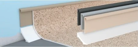 Коннелюрный плинтус Bonkeel Нижняя белая часть (22х22х2200мм) в Нижнем Тагиле