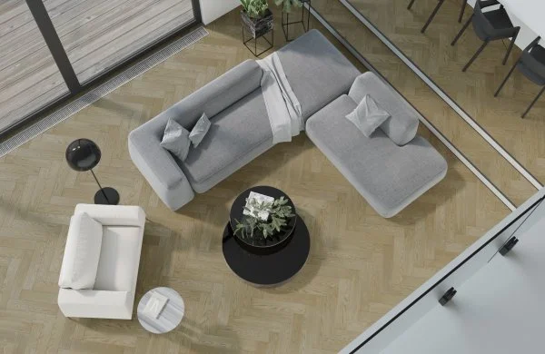 Паркетная доска Quartz Parquet Английская Ёлка Дуб Карельский 33-419 в Нижнем Тагиле