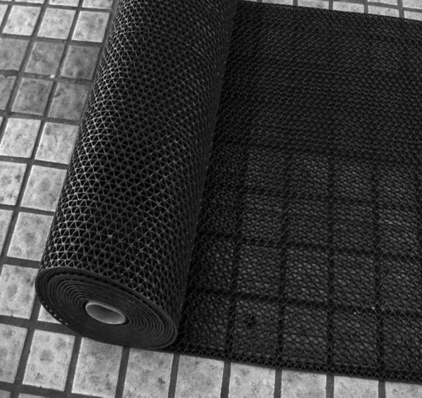 Грязезащитное рулонное покрытие ЗигЗаг Черный 5 мм (0,9 м) Китай в Нижнем Тагиле