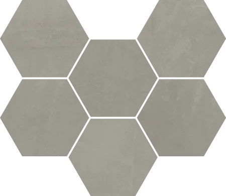 Керамогранит Italon Континуум Айрон Мозаика Гексагон (Натуральная 25х29) в Нижнем Тагиле