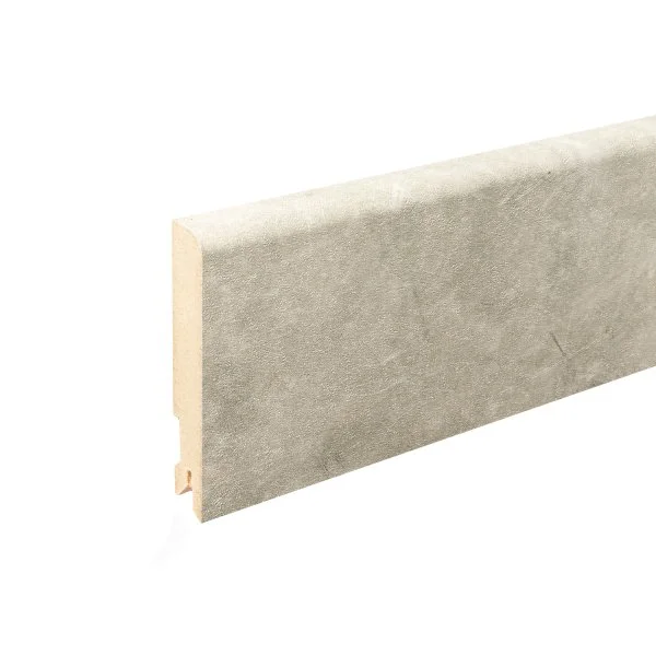 Плинтус MDF Bonkeel 24066 Бетон Лофт Светлый (80х16х2400 мм) в Нижнем Тагиле
