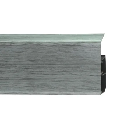 Пластиковый плинтус Royce №333 Серебристый Жемчуг (80х24х2200мм) в Нижнем Тагиле