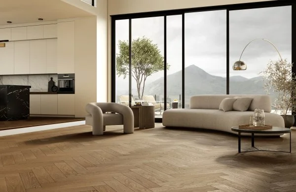 Паркетная доска Quartz Parquet Английская Ёлка Дуб Рустикальный 33-410 в Нижнем Тагиле