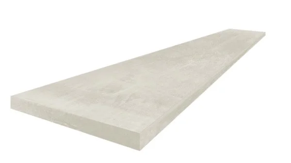 Керамогранит Coliseum Экспо Уайт Ступень угловая левая (Натуральный, 33х60) в Нижнем Тагиле