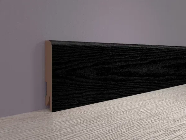Плинтус MDF Bonkeel 24033 Чёрное Дерево (80х16х2400 мм) в Нижнем Тагиле