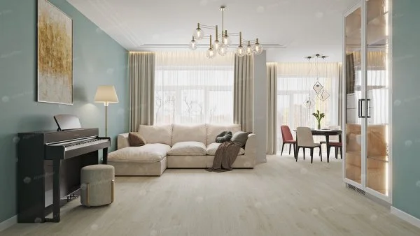 Каменно-полимерная плитка Alpine Floor Solo Модерато ECO 14-11, 3,5 мм 34 класс в Нижнем Тагиле