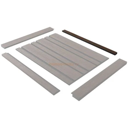 Финишный молдинг LF124B BR396K левый декорированный (31х12х2700мм) в Нижнем Тагиле