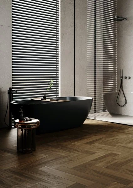 Паркетная доска Quartz Parquet Английская Ёлка Орех Американский 33-400-29 в Нижнем Тагиле