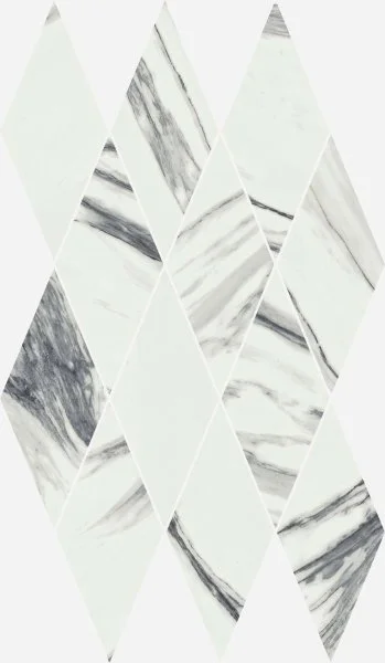 Керамогранит Italon Шарм Делюкс Статуарио Фантастико 28х48 мозаика Даймонд (Люкс) в Нижнем Тагиле