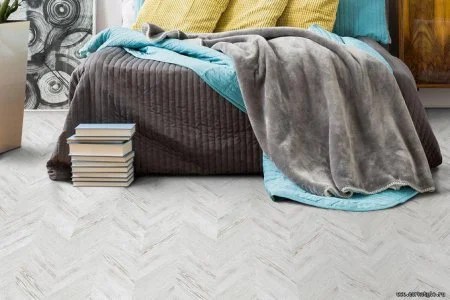 Пробковое покрытие CorkStyle Chevron White в Нижнем Тагиле