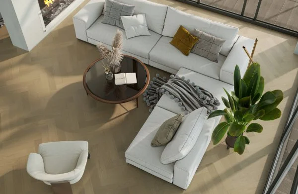 Паркетная доска Quartz Parquet Английская Ёлка Дуб Шампань 33-414 в Нижнем Тагиле