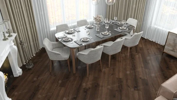 Каменно-полимерная плитка Alpine Floor Real Wood Дуб Мокка ECO 2-2, 6 мм 43 класс в Нижнем Тагиле