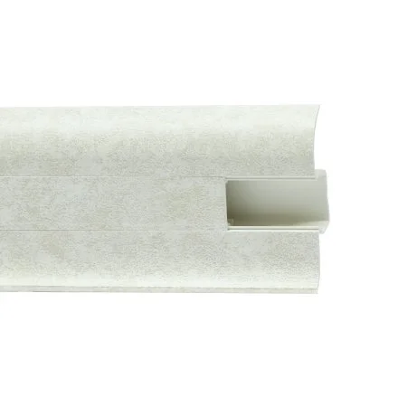 Пластиковый плинтус Royce №860 Белый Кварц (58х22х2200мм) в Нижнем Тагиле