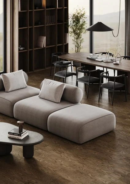 Паркетная доска Quartz Parquet Штучный паркет Дуб Брауни 44-413 в Нижнем Тагиле